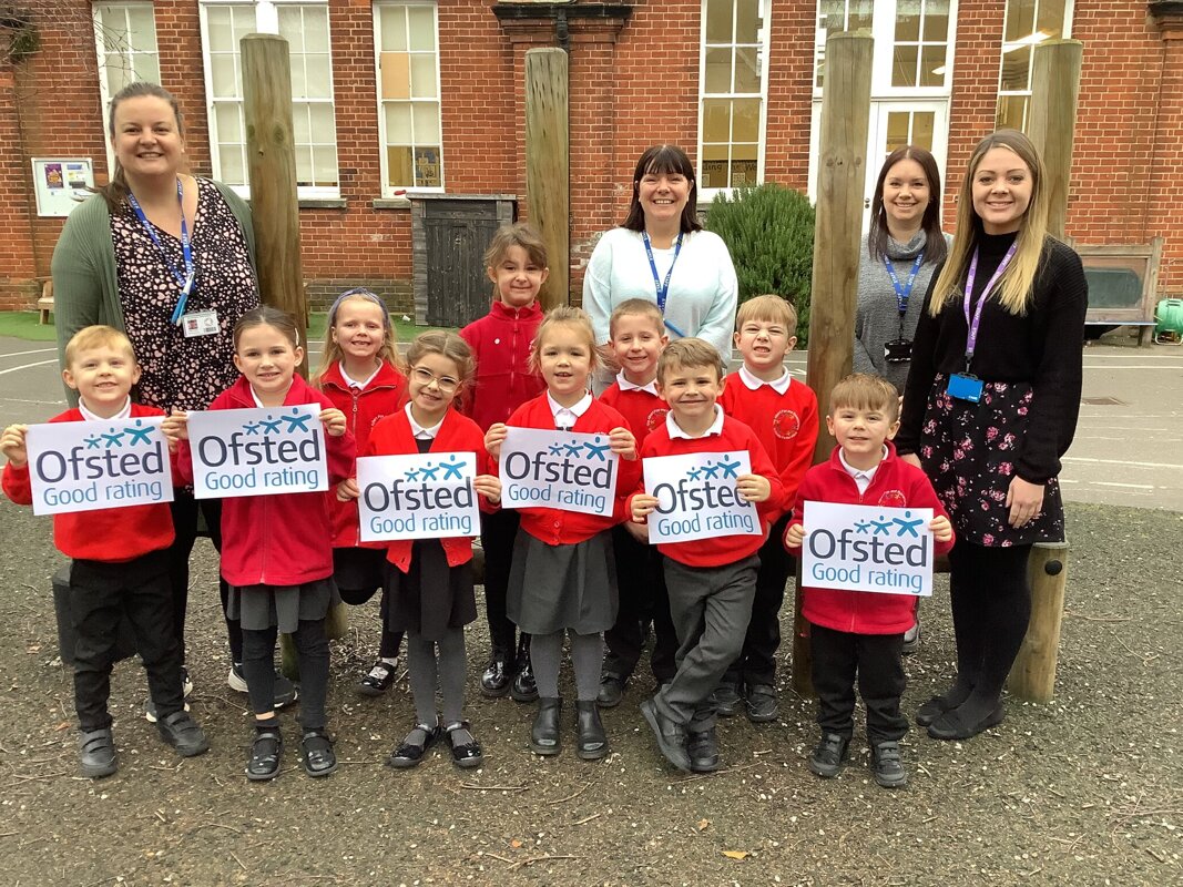Image of Ravensmere Infant School proudly announces its 鈥楪ood鈥� judgement from Ofsted